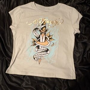 Ed Hardy Gray T-Shirt